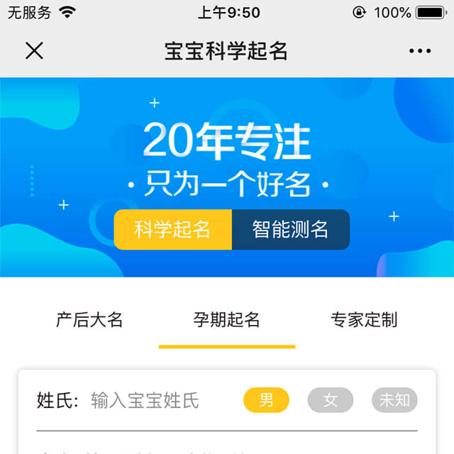 起名网（定制）